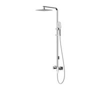Omnires Parma ensemble de douche mural avec douche pluie chrome PM7444CR