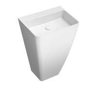 Omnires Parma lavabo 55x43 cm rectangulaire autoportante blanc brillant PARMAUWBOBP