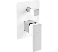 Omnires Parma mitigeur bain-douche encastrée chrome-blanc PM7435CRB