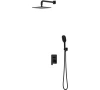 Omnires Sacramento ensemble de douche encastré oui noir SYSSC10BL