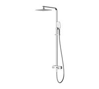 Omnires Sacramento ensemble de douche mural oui chrome-blanc SC2344CRB