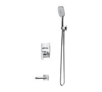 Omnires Sacramento kit baignoire-douche encastré chrome SYSSCW01XCR
