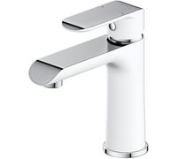 Omnires Sacramento mitigeur de lavabo sur pied chrome-blanc SC2310CRB