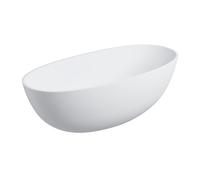 Omnires Shell M+ baignoire autoportante 160x75 cm ovale blanc SHELLWWBM