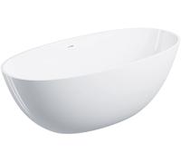 Omnires Shell M+ baignoire autoportante 160x75 cm ovale blanc SHELLWWZPBP