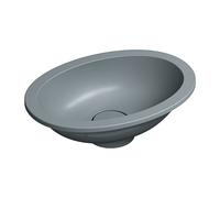 Omnires Shell M+ lavabo 38x25 cm ovale sous plan mat SHELL380UPAG
