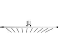 Omnires SlimLine douche à effet de pluie 25x25 cm carrée chrome-blanc WG225/OCRB