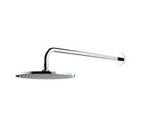 Omnires SlimLine douche à effet de pluie avec bras 25.4x25.4 cm ronde chrome WGSET1CR