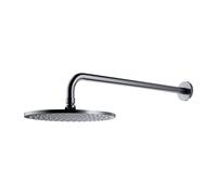 Omnires SlimLine douche à effet de pluie avec bras 25x25 cm ronde || WGSET1NI