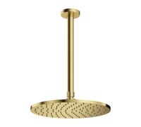 Omnires SlimLine douche à effet de pluie avec bras 25x25 cm ronde || WSSET1BSB