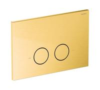 Omnires Steel-R45 bouton de chasse d'eau pour WC doré ST45PS1GLB