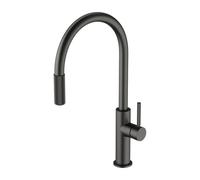 OMNIRES SWITCH Mitigeur de cuisine avec système de filtration de l’eau, extractible, pivotant, SW9059-FD1GR,