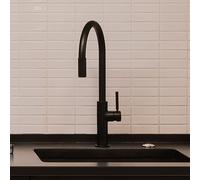 OMNIRES SWITCH Mitigeur de cuisine avec système de filtration de l’eau, pivotant, SW9057-FD1BL,