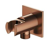 OMNIRES Universal Support de douchette avec raccord de flexible, 8873C-KCPB,