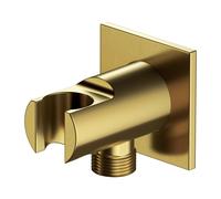 OMNIRES Universal Support de douchette avec raccord de flexible, 8873C-KGLB,