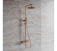 OMNIRES Y Colonne de douche avec mitigeur monocommande, Y1244MCPB,