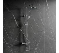 OMNIRES Y Colonne de douche avec mitigeur thermostatique, Y1244LUXLCR,