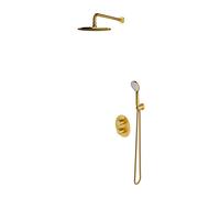 Omnires Y ensemble de douche encastré avec thermostat oui doré SYSYT05GLB