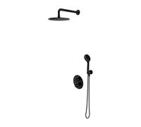 Omnires Y ensemble de douche encastré avec thermostat oui noir SYSYT05BL