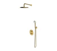 OMNIRES Y Ensemble de douche avec mitigeur thermostatique, SYSYT05BSB,