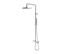 Omnires Y ensemble de douche mural avec thermostat avec douche pluie chrome Y1244SUCR