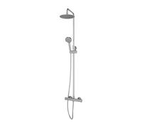 Omnires Y ensemble de douche mural avec thermostat avec douche pluie chrome Y1244XOCR