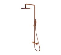 Omnires Y kit baignoire-douche mural avec douche pluie cuivre Y1244MCPB