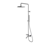 Omnires Y kit baignoire-douche mural avec thermostat avec douche pluie || Y1234NI