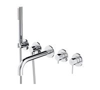 OMNIRES Y Mitigeur monocommande de baignoire, Y1237-1CR,