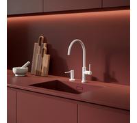 Omnires Y mitigeur de cuisine sur pied blanc Y1251WM