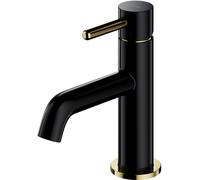 Omnires Y mitigeur de lavabo sur pied noir Y1210NBLGL