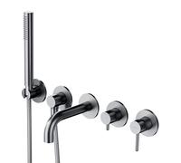 OMNIRES Y Mitigeur monocommande de baignoire, Y1237-1SNI,