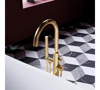 Omnires Y mitigeur bain-douche autoportante doré Y1233GLB