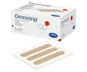 omnistrip, fermeture plaie, bandes, Hartmann (6 mm x 76 mm)
