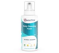 Omnitex Mousse nettoyante pour le corps sans rinçage 500 ml | Aux huiles végétales et vitamines | Sans eau - Sans rinçage | Nettoie, nourrit et protège | Sans parabènes, sans latex, sans alcool |