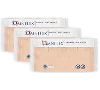 Omnitex XL Lot de 300 lingettes sèches nettoyantes pour patients - Fabriquées au Royaume-Uni | Soin quotidien doux et confortable | Haute absorption, douces et résistantes | Lingettes pour adultes