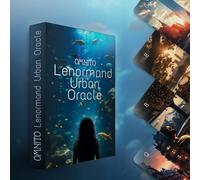 OMNITO Lenormand Urban Oracle Deck | Cartes de sagesse pour l'amour et la vie | Ensemble moderne de 36 cartes avec guide pour la lecture de l'âme, du destin et de la fortune