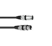 Omnitronic Câble 061888 XLR 3 broches fiche Jack 20 m Noir