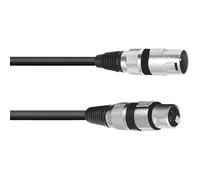 Omnitronic 3022045N XLR Câble de liaison [1x XLR mâle 3 pôles - 1x XLR femelle 3 pôles] 1.50 m noir
