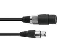 Omnitronic 3022050N XLR Câble de liaison [1x XLR mâle 3 pôles - 1x XLR femelle 3 pôles] 5.00 m noir