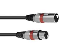 Omnitronic 3022050R XLR Câble de liaison [1x XLR mâle 3 pôles - 1x XLR femelle 3 pôles] 5.00 m noir