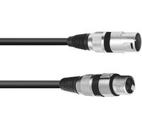 Omnitronic 3022057N XLR Câble de liaison [1x XLR mâle 3 pôles - 1x XLR femelle 3 pôles] 15.00 m noir