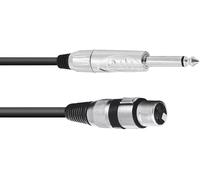 Omnitronic 3022516M XLR Câble adaptateur [1x XLR femelle 3 pôles - 1x Jack mâle 6,3 mm (mono)] 2.00 m noir