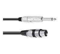 Omnitronic Câble - XLR (f) - jack 6,3 mm - 5m