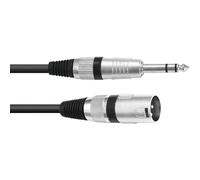 Omnitronic 30225197 XLR Câble adaptateur [1x XLR mâle 3 pôles - 1x Jack mâle