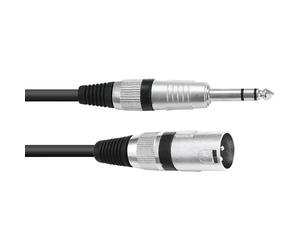 Omnitronic 30225197 XLR Câble adaptateur [1x XLR mâle 3 pôles - 1x Jack mâle