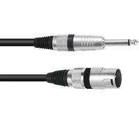 Omnitronic 3022519D XLR Câble adaptateur [1x XLR mâle 3 pôles - 1x Jack mâle 6,3 mm (mono)] 10.00 m