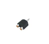 OMNITRONIC Adaptateur 2xCinch(F)/3,5 jack stéréo 10x