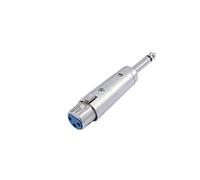 Omnitronic Adaptateur XLR 30226400 – 1x XLR femelle 3 pôles / 1x Jack mâle 6,3 mm mono