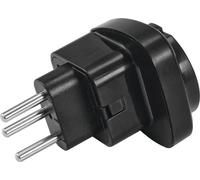 OMNITRONIC Adaptateur EU/CH prise 10A sw